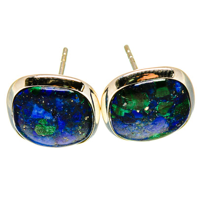 Azurite Earrings handcrafted by Ana Silver Co - EARR415647