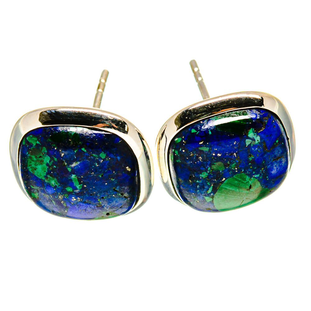 Azurite Earrings handcrafted by Ana Silver Co - EARR415651