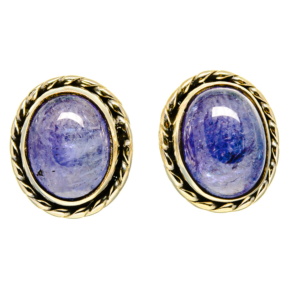 Tanzanite Earrings handcrafted by Ana Silver Co - EARR415662