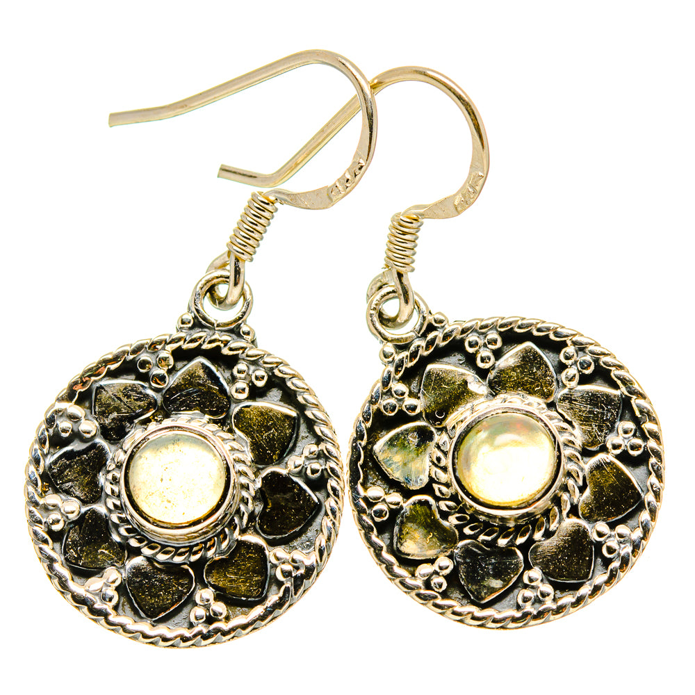 Ethiopian Opal Earrings handcrafted by Ana Silver Co - EARR415677