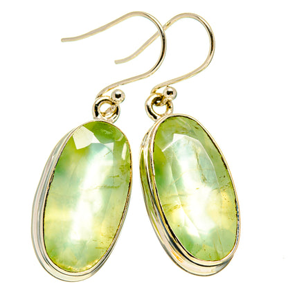 Prehnite Earrings handcrafted by Ana Silver Co - EARR415678