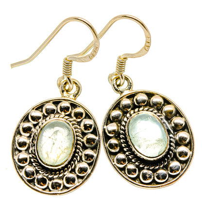 Aquamarine Earrings handcrafted by Ana Silver Co - EARR415680