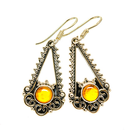Carnelian Earrings handcrafted by Ana Silver Co - EARR415688