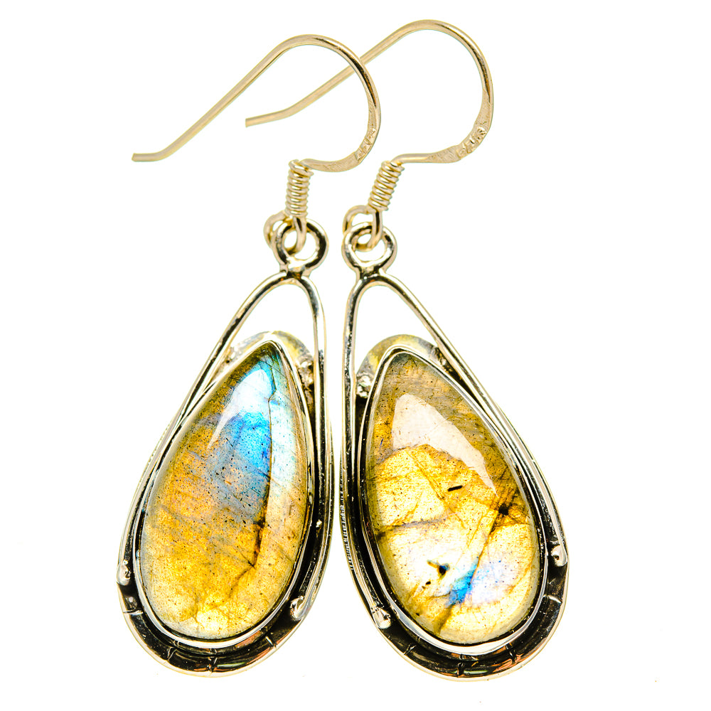 Labradorite Earrings handcrafted by Ana Silver Co - EARR415702