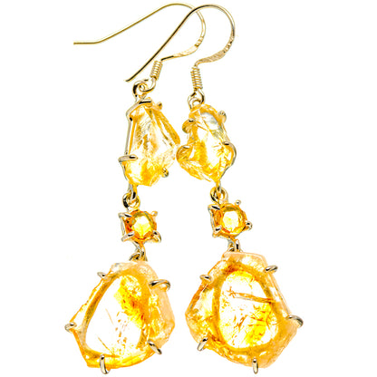 Citrine Earrings handcrafted by Ana Silver Co - EARR415713