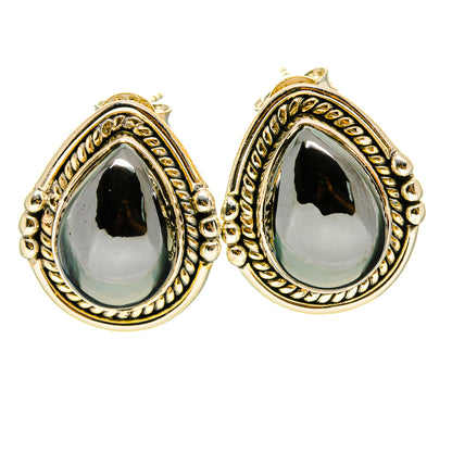 Hematite Earrings handcrafted by Ana Silver Co - EARR415724