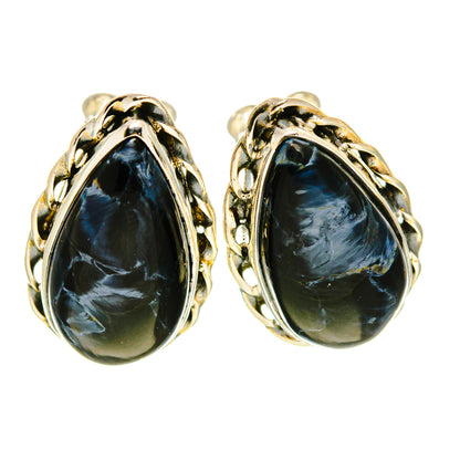 Pietersite Earrings handcrafted by Ana Silver Co - EARR415726