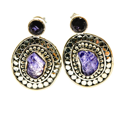 Tanzanite Earrings handcrafted by Ana Silver Co - EARR415728