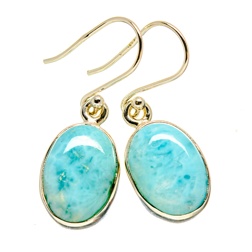 Larimar Earrings handcrafted by Ana Silver Co - EARR415746