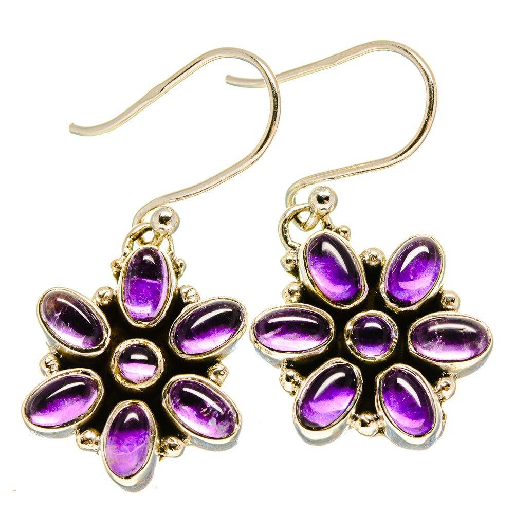 Amethyst Earrings handcrafted by Ana Silver Co - EARR415761