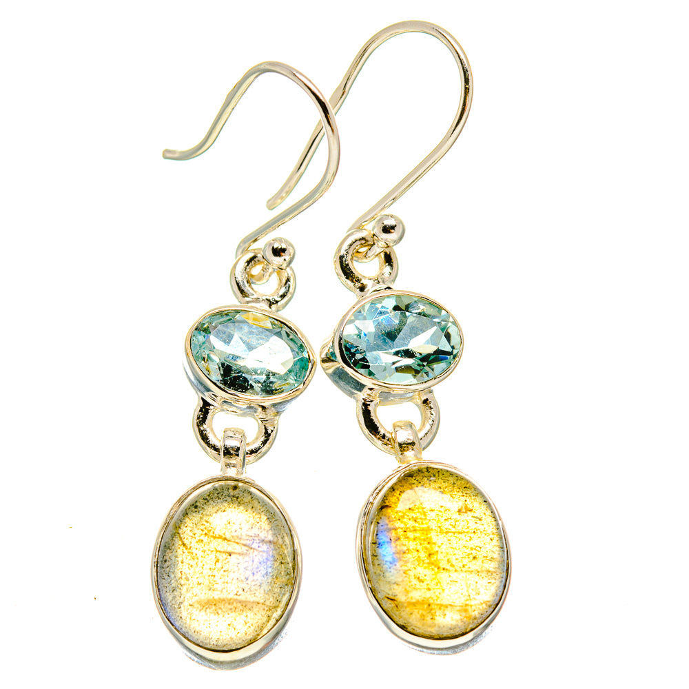 Labradorite Earrings handcrafted by Ana Silver Co - EARR415763