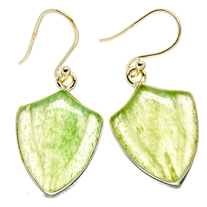 Prehnite Earrings handcrafted by Ana Silver Co - EARR415768