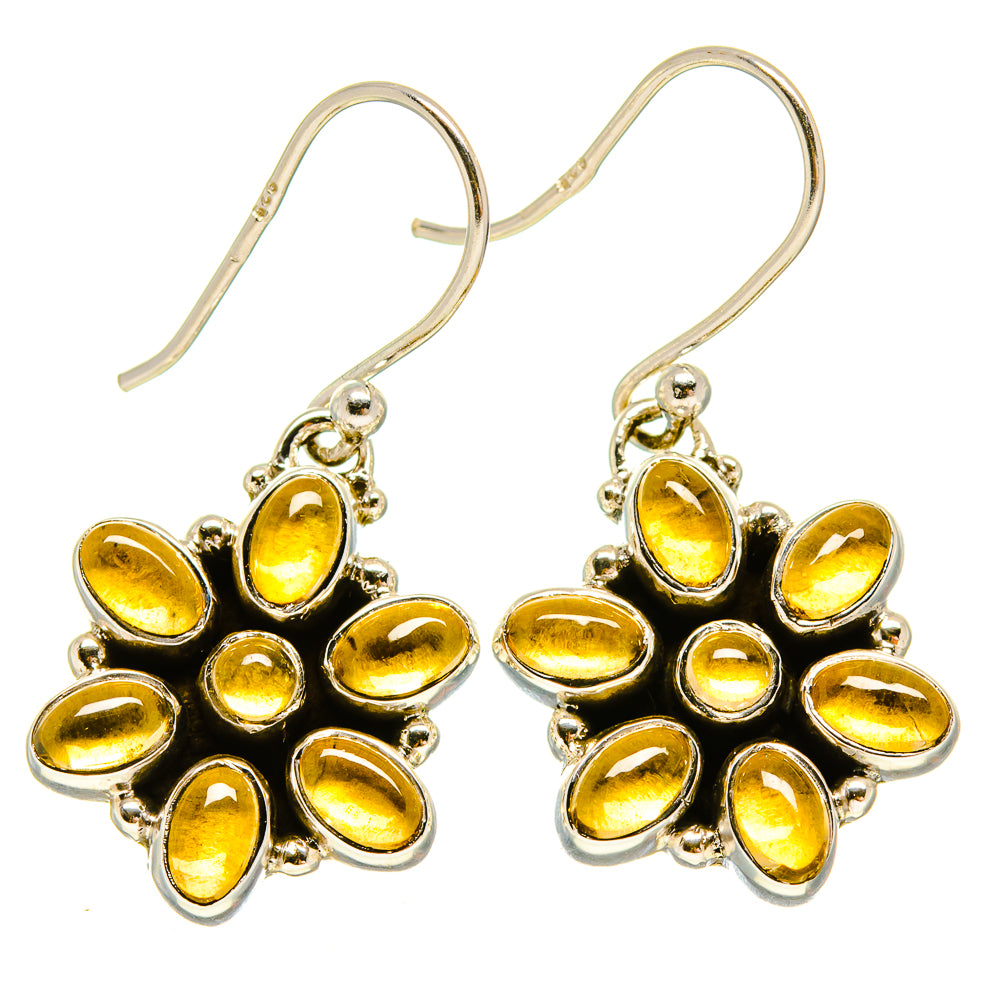 Citrine Earrings handcrafted by Ana Silver Co - EARR415777