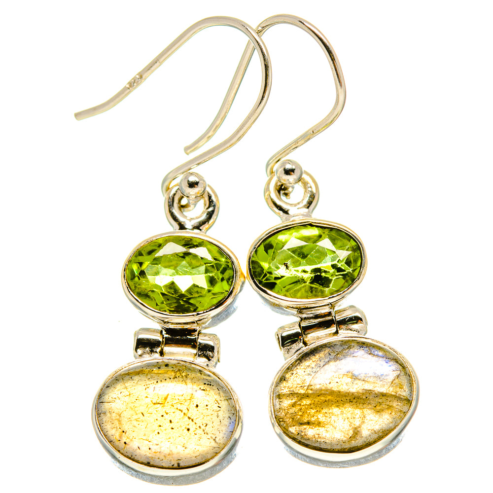 Labradorite Earrings handcrafted by Ana Silver Co - EARR415791