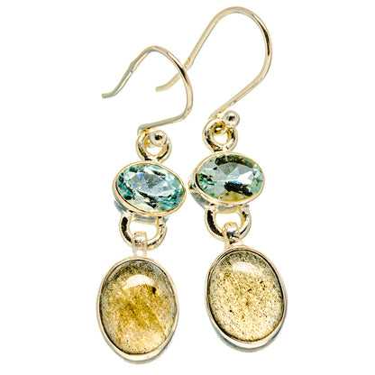 Labradorite Earrings handcrafted by Ana Silver Co - EARR415792
