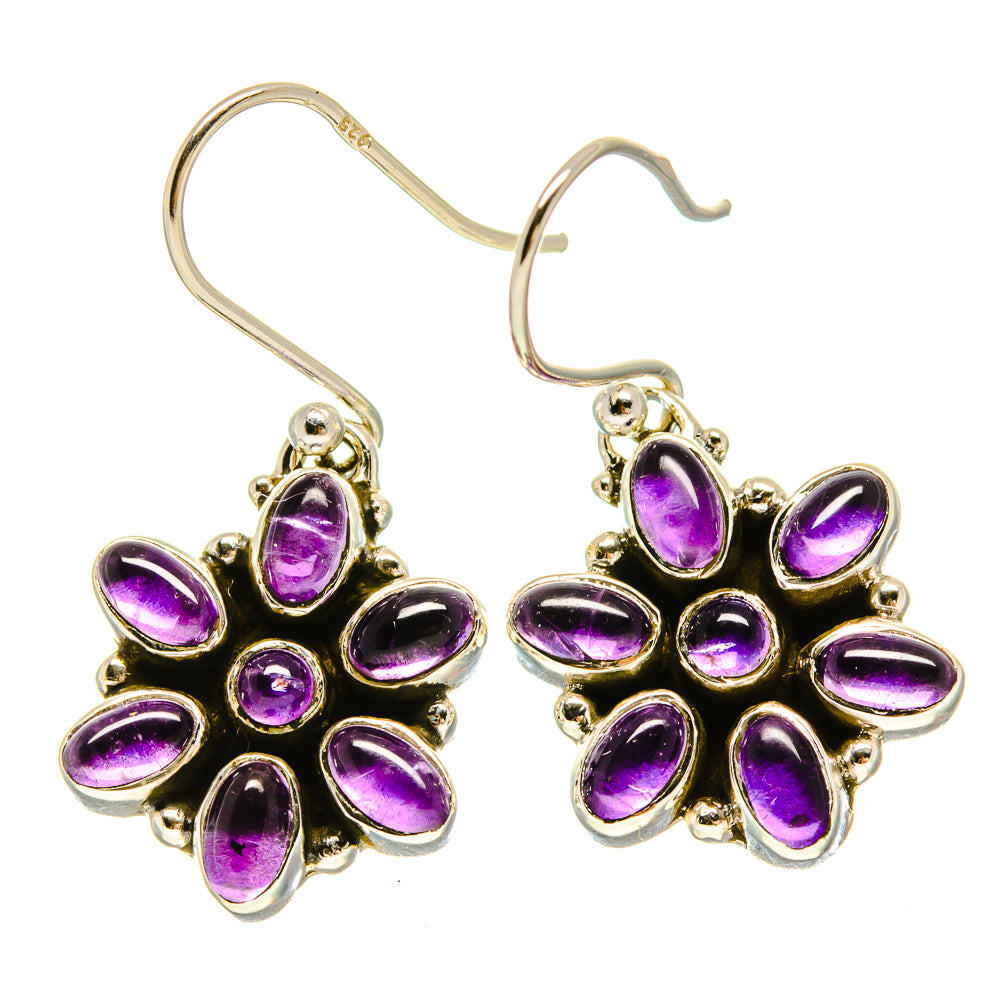 Amethyst Earrings handcrafted by Ana Silver Co - EARR415797