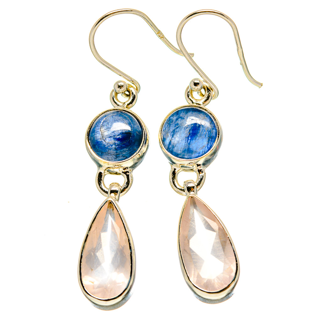 Rose Quartz Earrings handcrafted by Ana Silver Co - EARR415812