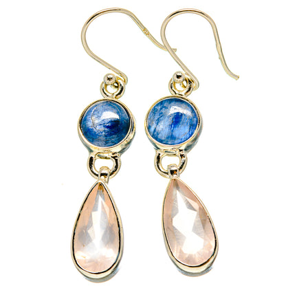 Rose Quartz Earrings handcrafted by Ana Silver Co - EARR415812