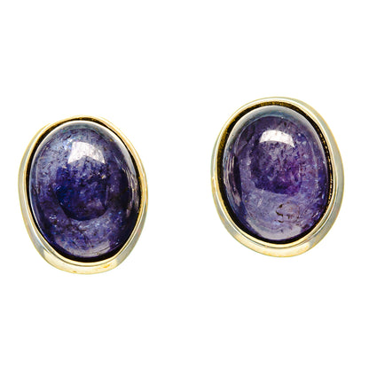 Tanzanite Earrings handcrafted by Ana Silver Co - EARR415816