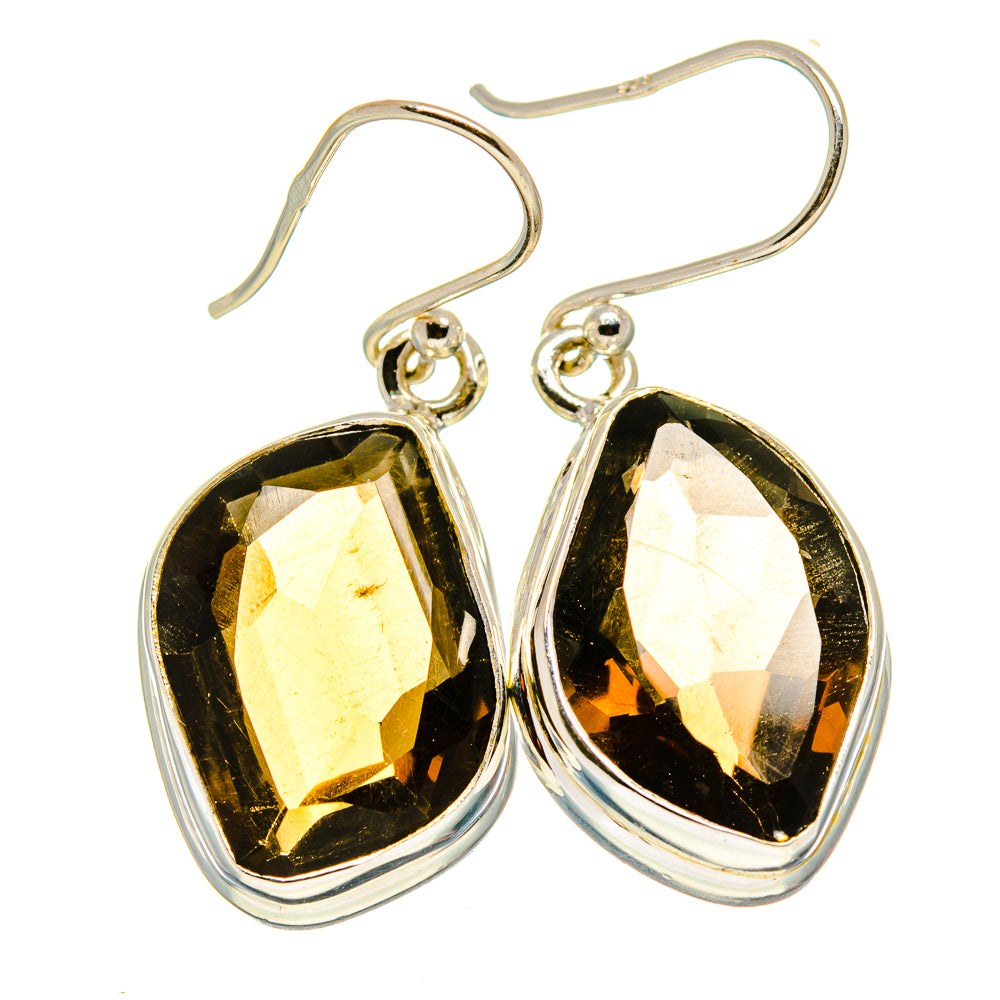 Smoky Quartz Earrings handcrafted by Ana Silver Co - EARR415827