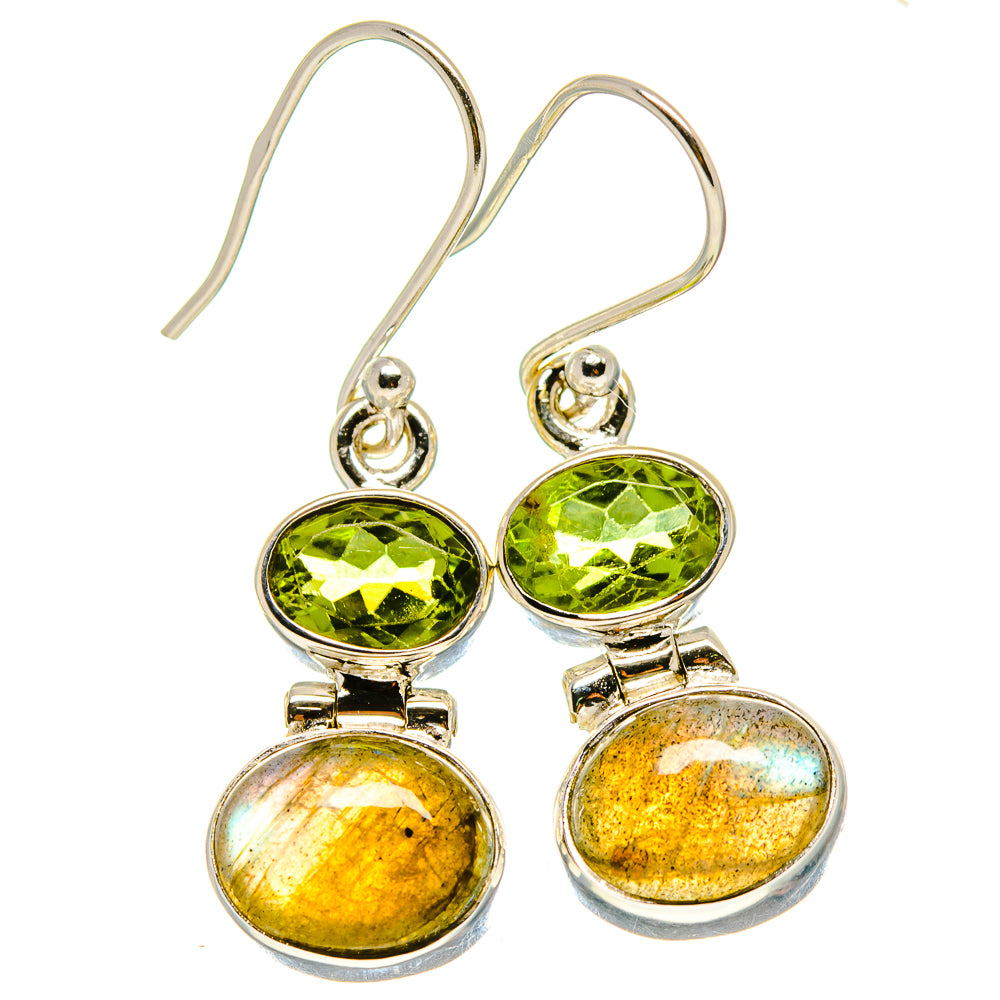 Labradorite Earrings handcrafted by Ana Silver Co - EARR415834