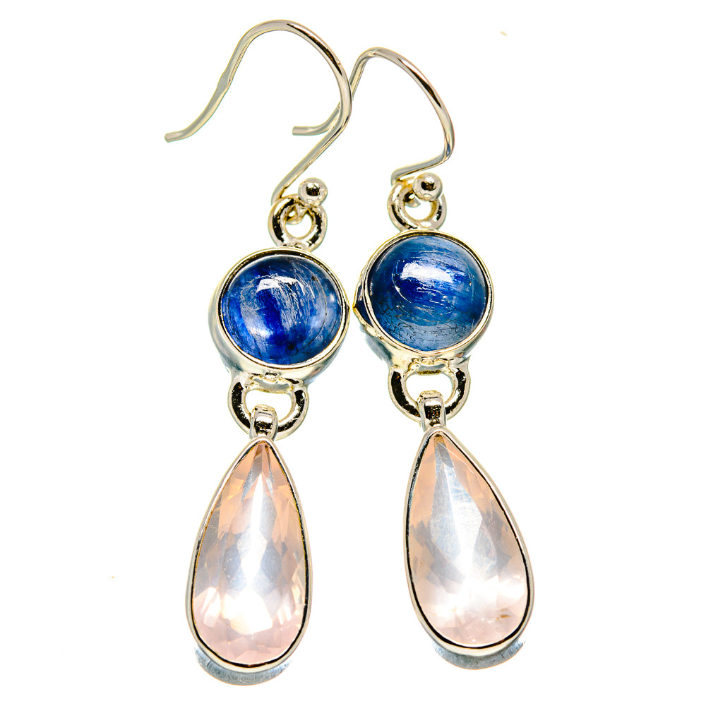 Rose Quartz Earrings handcrafted by Ana Silver Co - EARR415836