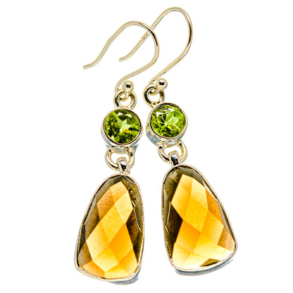 Smoky Quartz Earrings handcrafted by Ana Silver Co - EARR415844