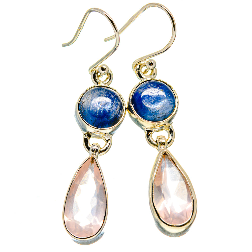 Rose Quartz Earrings handcrafted by Ana Silver Co - EARR415845