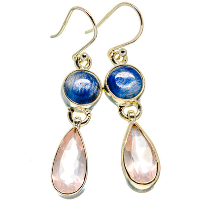 Rose Quartz Earrings handcrafted by Ana Silver Co - EARR415845