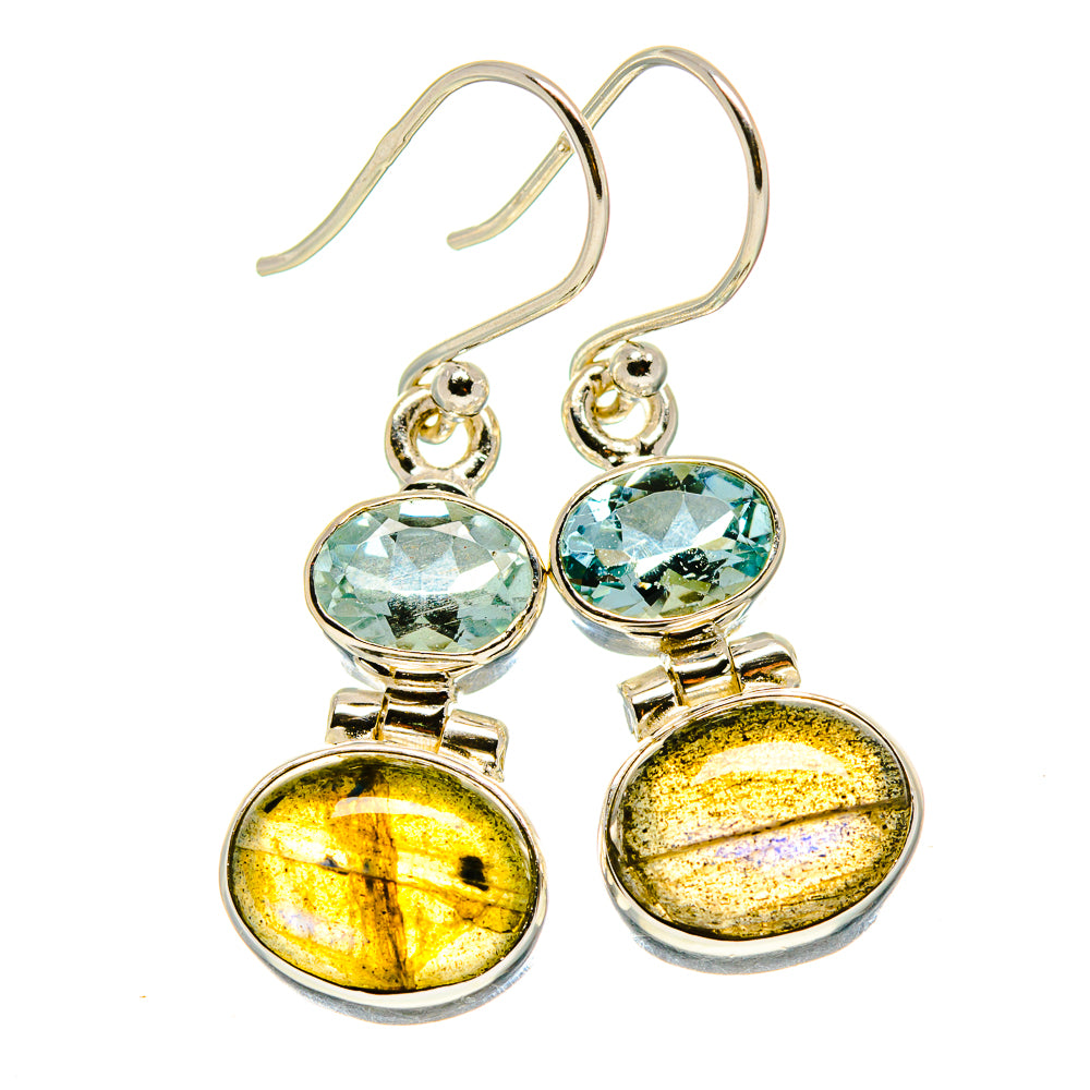 Labradorite Earrings handcrafted by Ana Silver Co - EARR415857