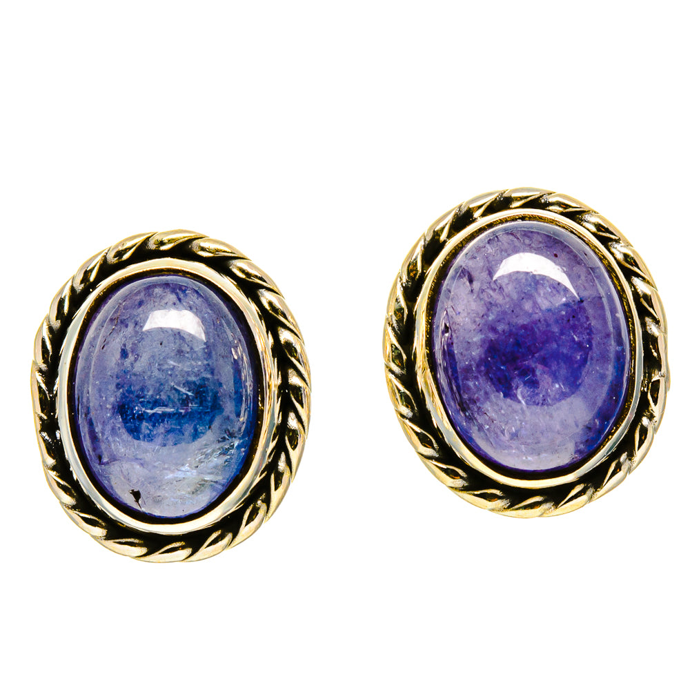 Tanzanite Earrings handcrafted by Ana Silver Co - EARR415889