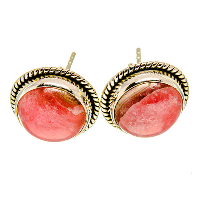Rhodochrosite Earrings handcrafted by Ana Silver Co - EARR415893