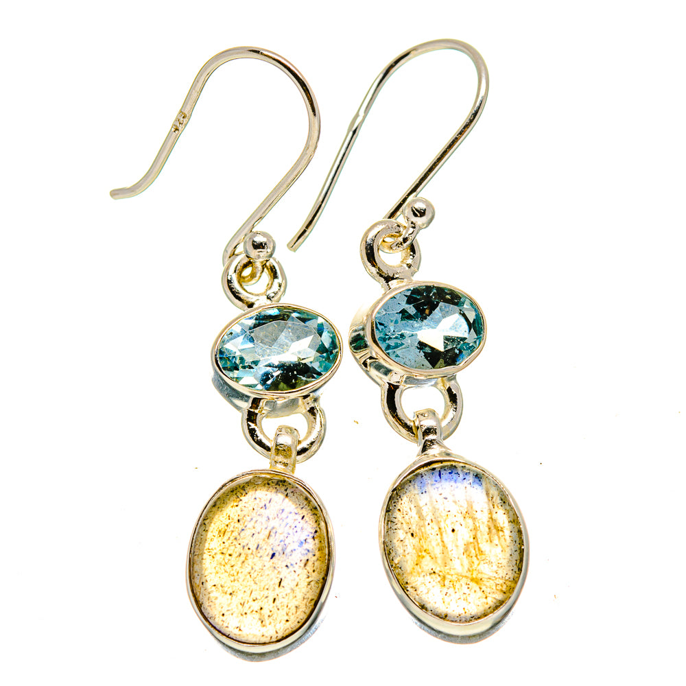 Labradorite Earrings handcrafted by Ana Silver Co - EARR415900