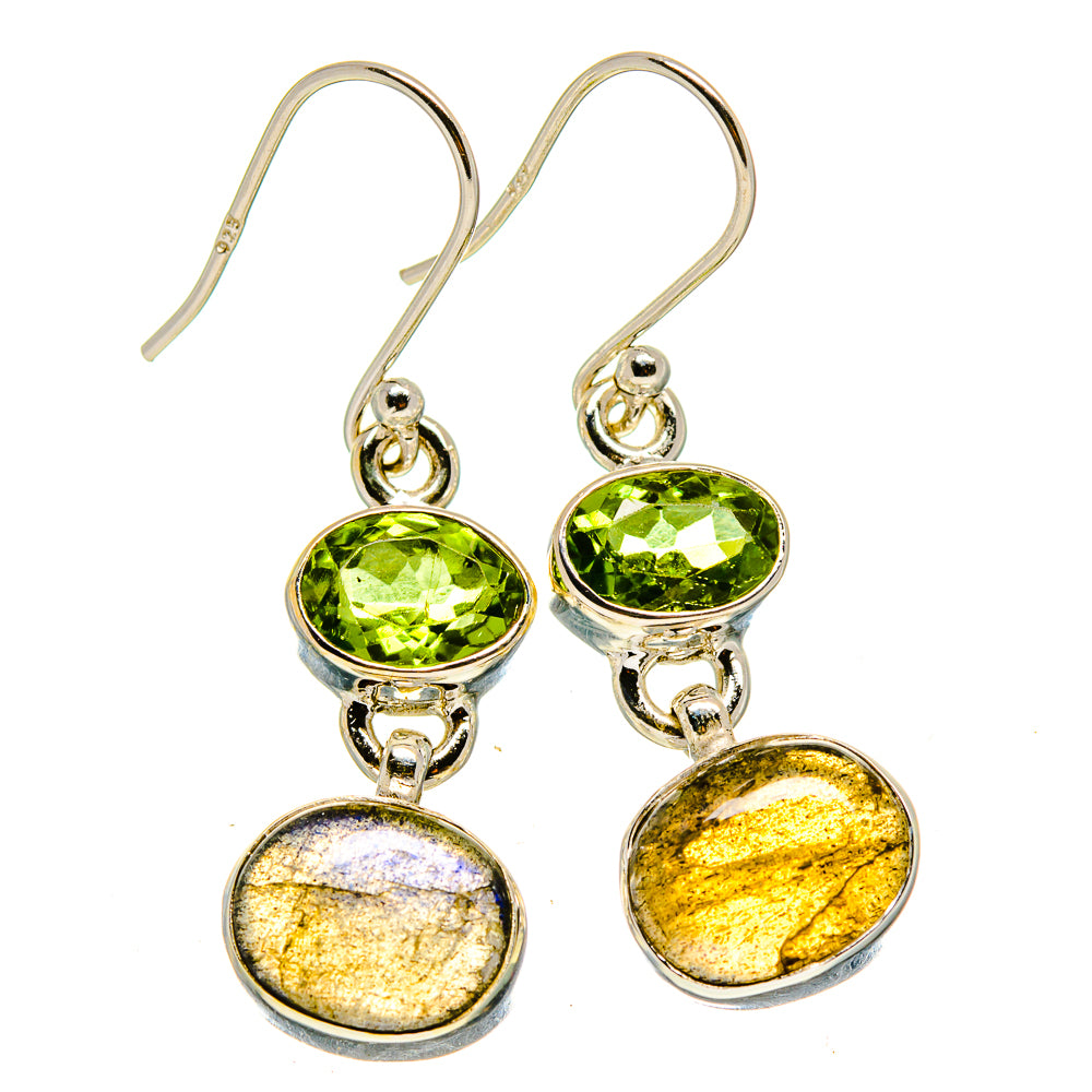 Labradorite Earrings handcrafted by Ana Silver Co - EARR415902