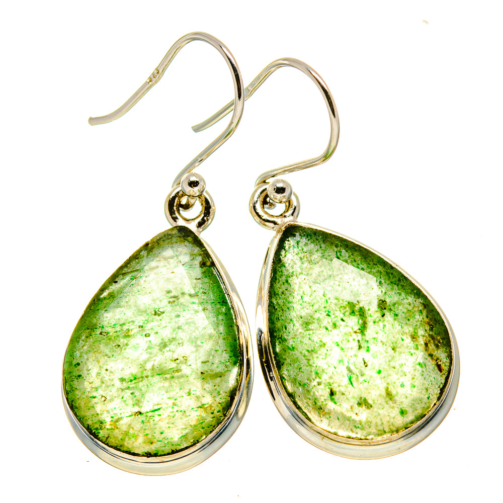 Green Aventurine Earrings handcrafted by Ana Silver Co - EARR415905