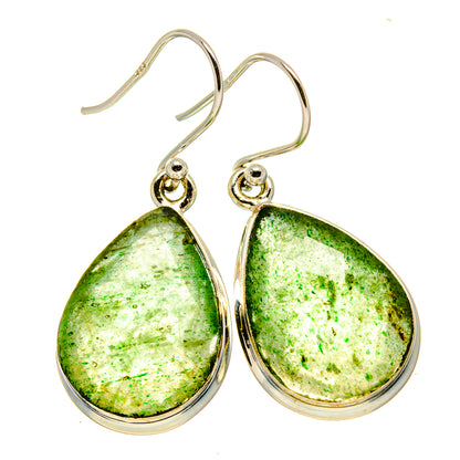 Green Aventurine Earrings handcrafted by Ana Silver Co - EARR415905
