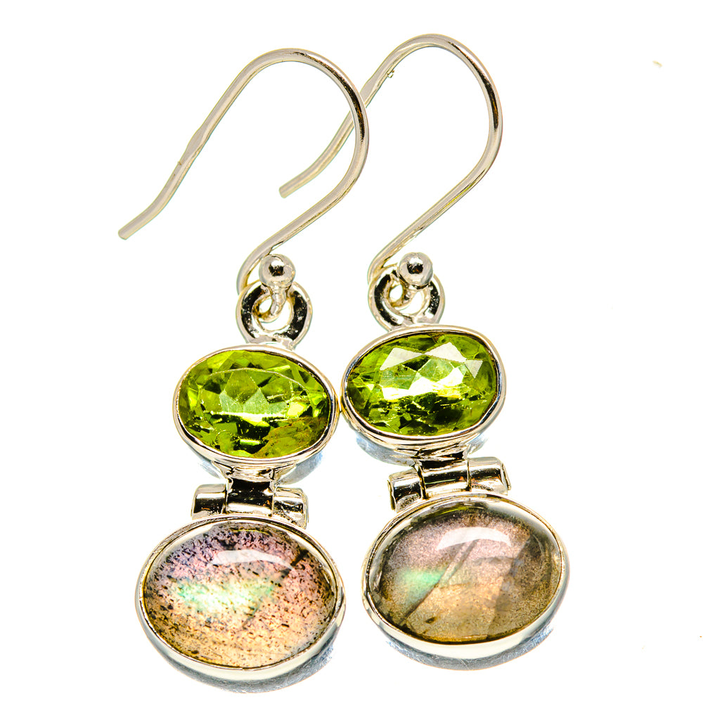 Labradorite Earrings handcrafted by Ana Silver Co - EARR415907