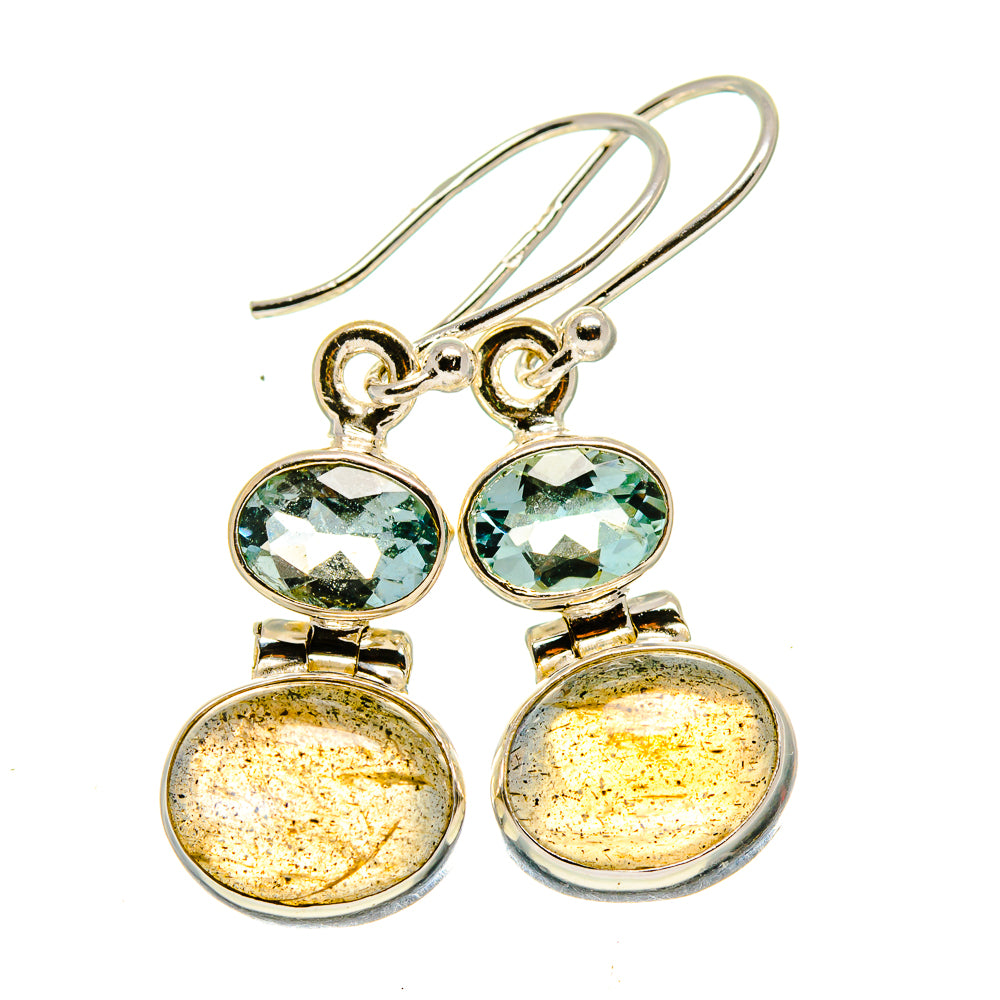 Labradorite Earrings handcrafted by Ana Silver Co - EARR415909