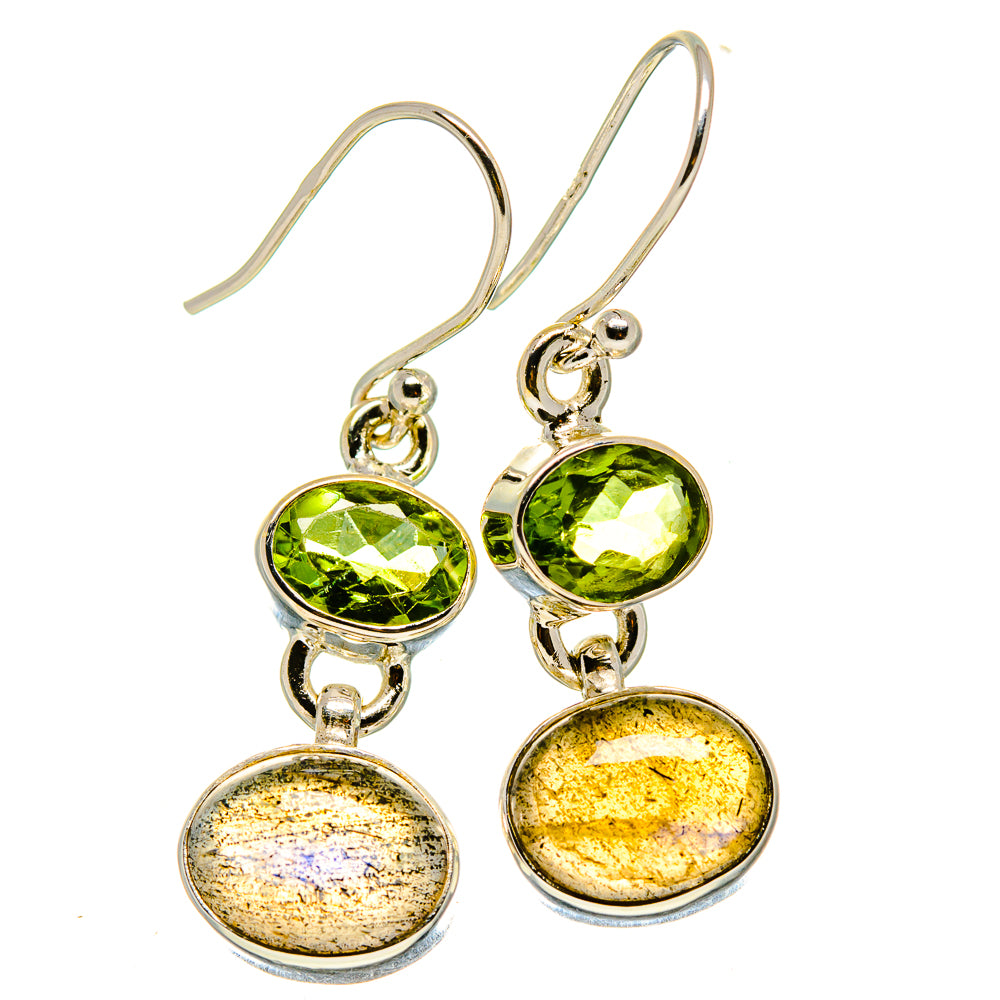Labradorite Earrings handcrafted by Ana Silver Co - EARR415922