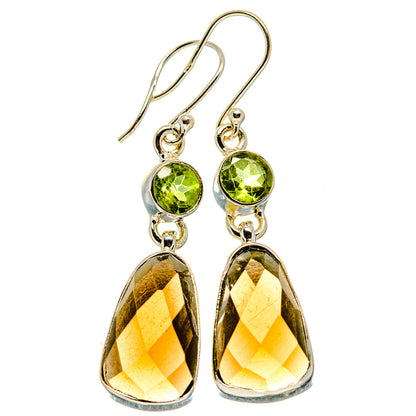 Smoky Quartz Earrings handcrafted by Ana Silver Co - EARR415923