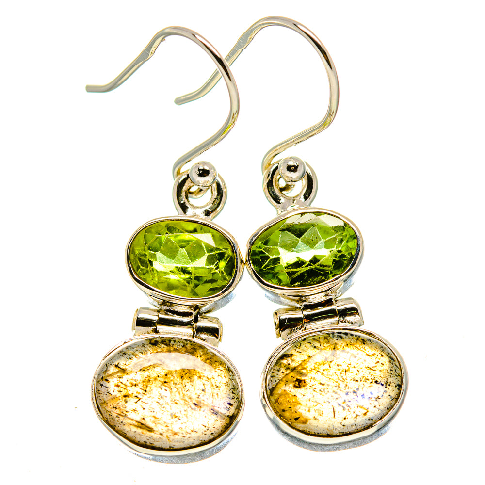 Labradorite Earrings handcrafted by Ana Silver Co - EARR415932