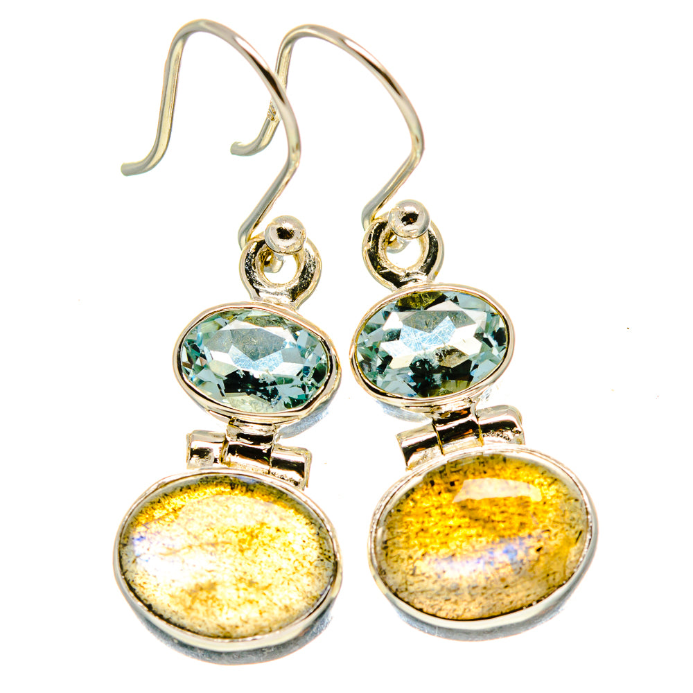 Labradorite Earrings handcrafted by Ana Silver Co - EARR415938
