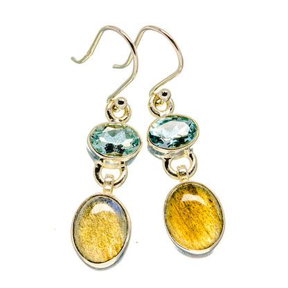 Labradorite Earrings handcrafted by Ana Silver Co - EARR415948