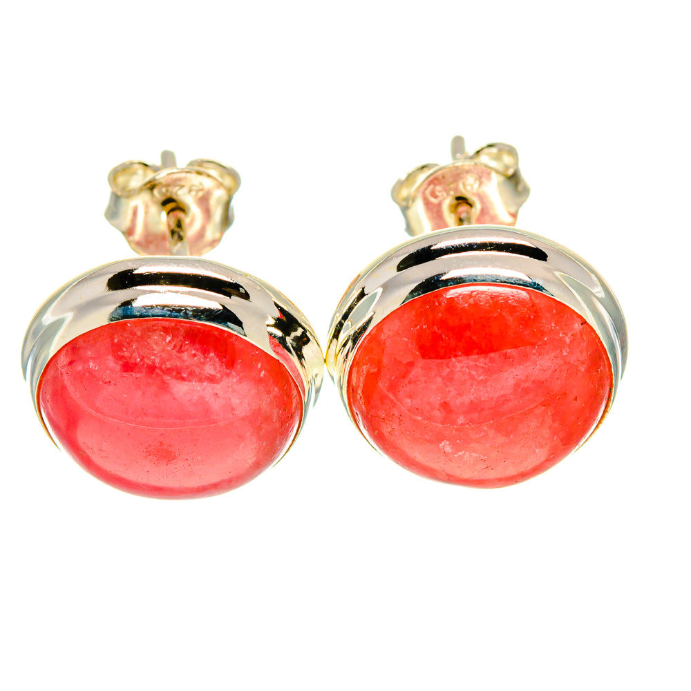 Rhodonite Earrings handcrafted by Ana Silver Co - EARR415953