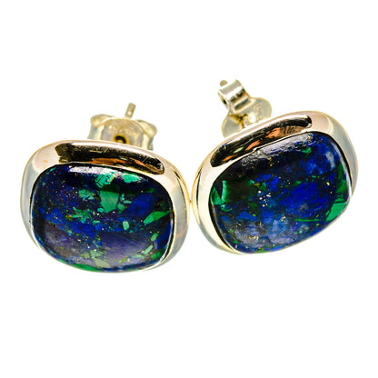 Azurite Earrings handcrafted by Ana Silver Co - EARR415956