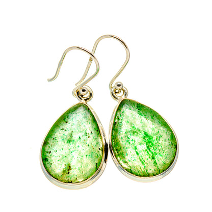 Green Aventurine Earrings handcrafted by Ana Silver Co - EARR415959