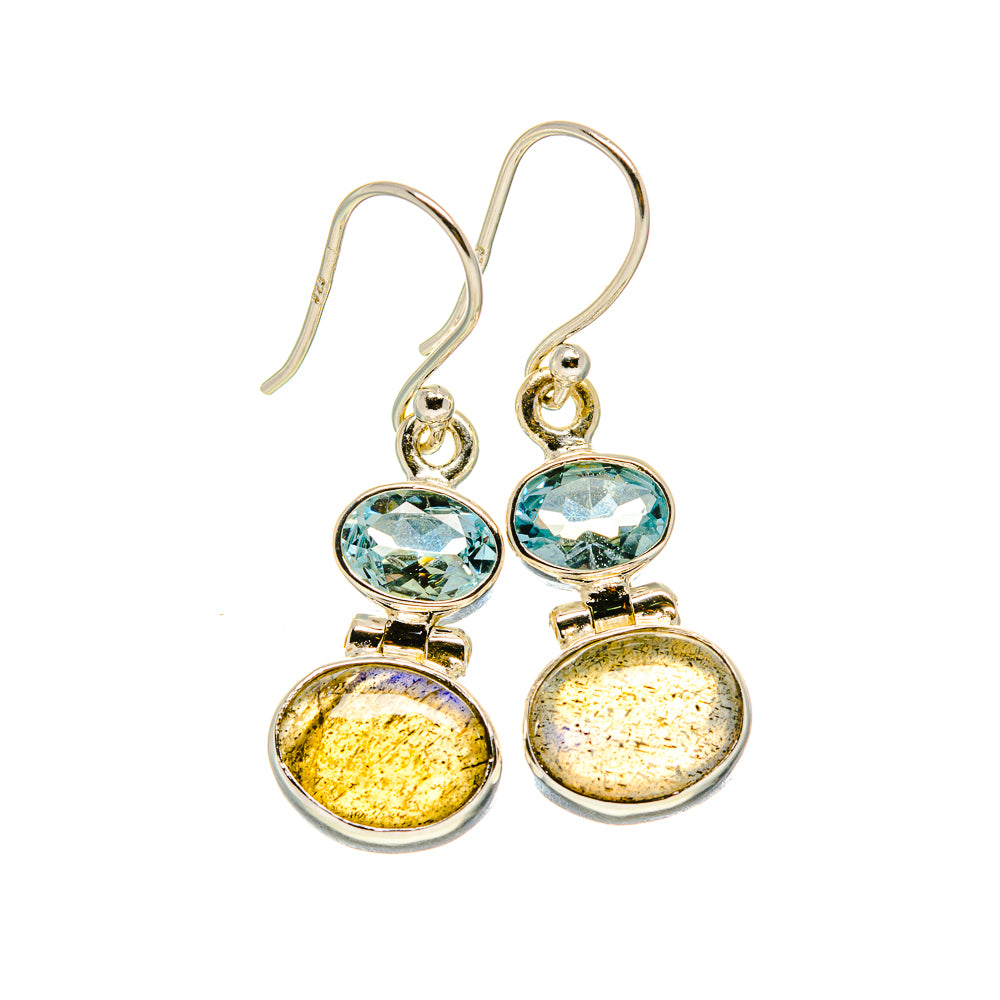 Labradorite Earrings handcrafted by Ana Silver Co - EARR415962