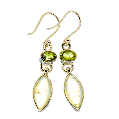 Prehnite Earrings handcrafted by Ana Silver Co - EARR415963