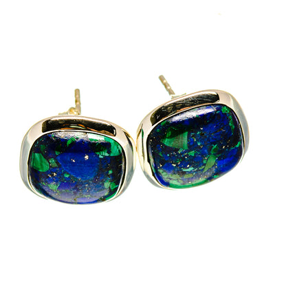 Azurite Earrings handcrafted by Ana Silver Co - EARR415976