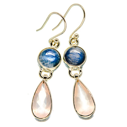 Rose Quartz Earrings handcrafted by Ana Silver Co - EARR415979